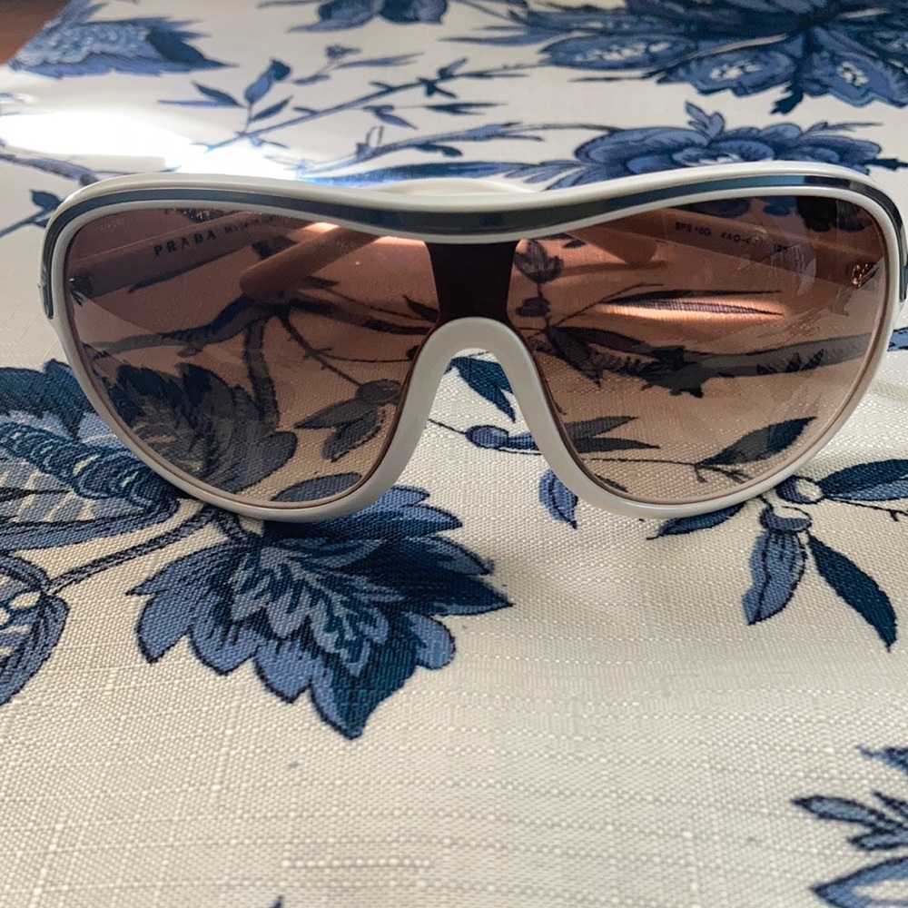 Prada White Sunglasses